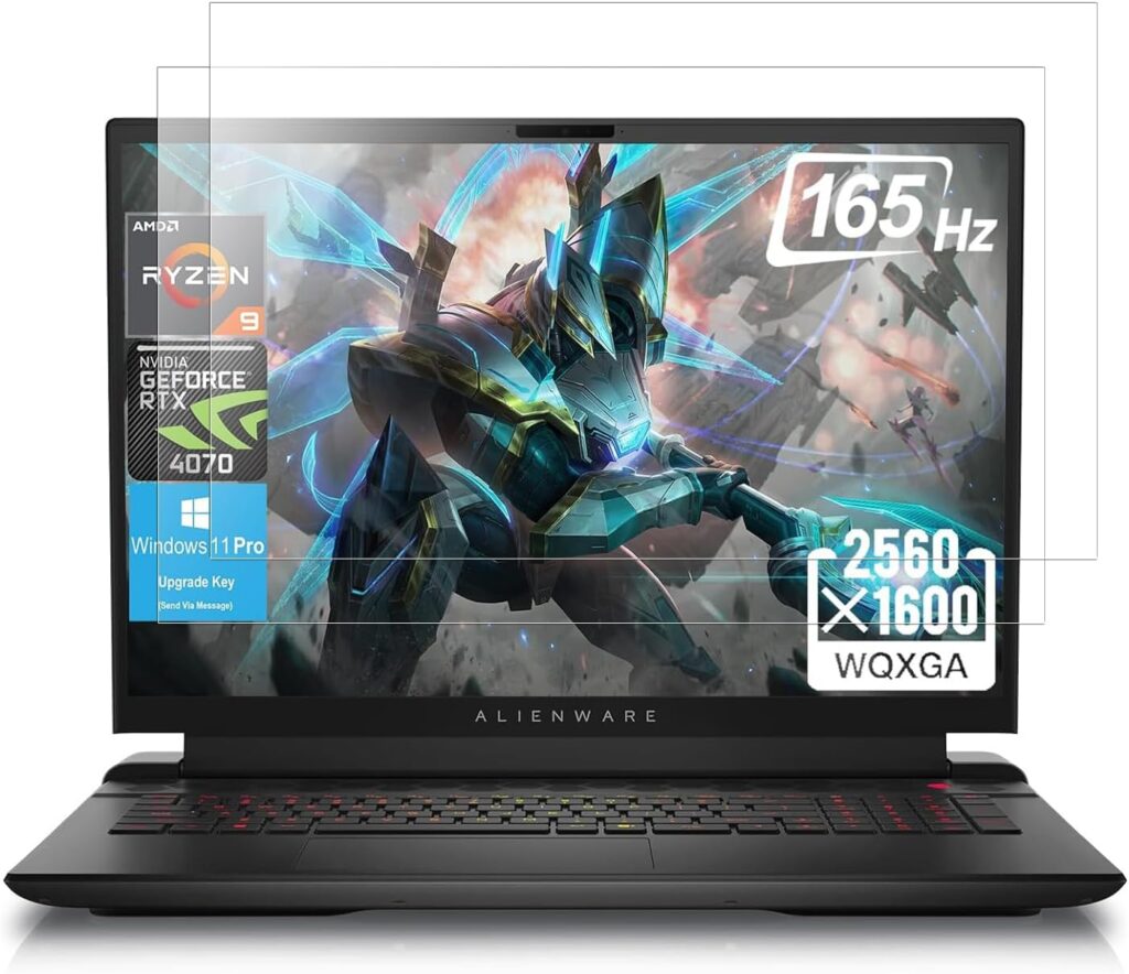 2-Pack 18"Anti Glare Screen Protector for New 2025-2024-2023 ASUS ROG Strix Scrar 18 / ROG Strix G18 & AUSU TUF Gaming A18 & Razer Blade 18 Gaming Laptop & Acer Predator Helios Neo 18 Laptop