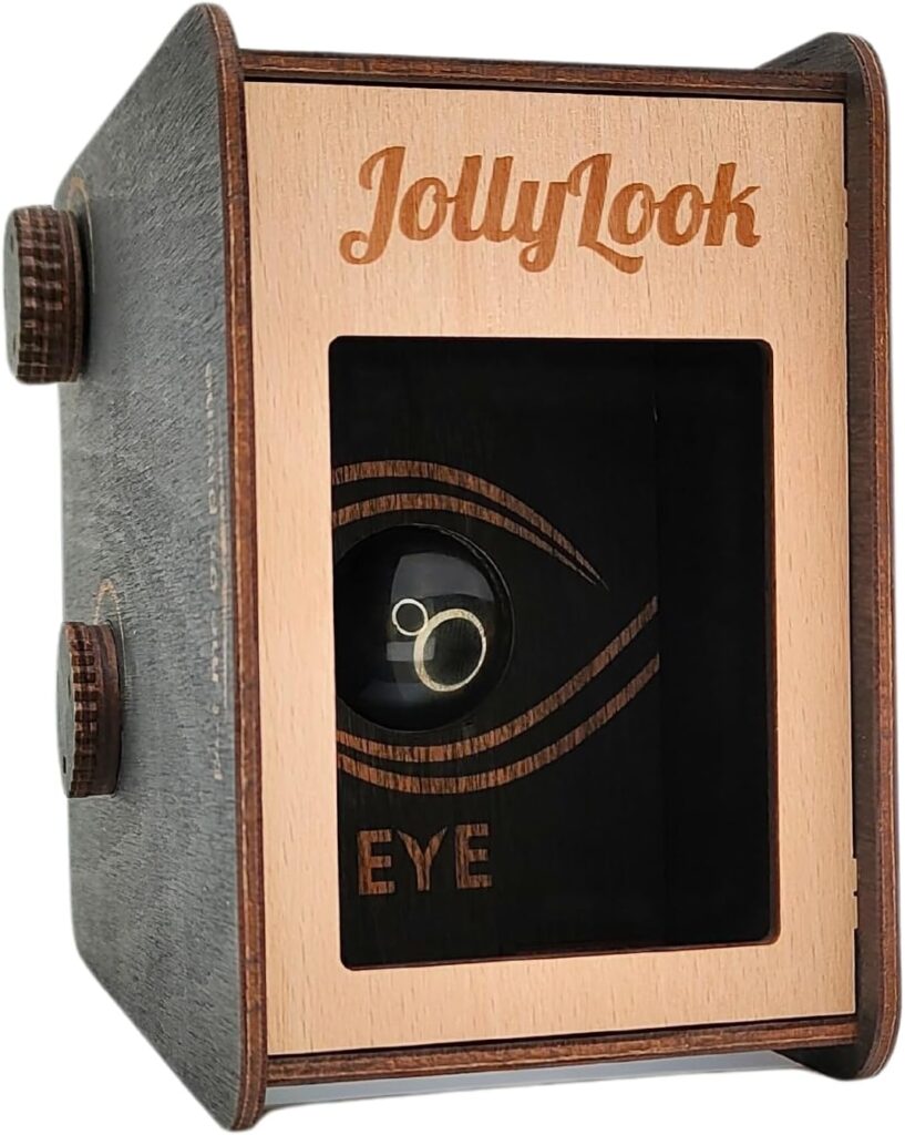 Eye – Vintage Instant Photo Printer for Smartphones | Eco-Friendly, No Battery Needed, Compatible with Instax Mini Film (Not Included) | Portable & Retro Printer for Fun Analog Memories
